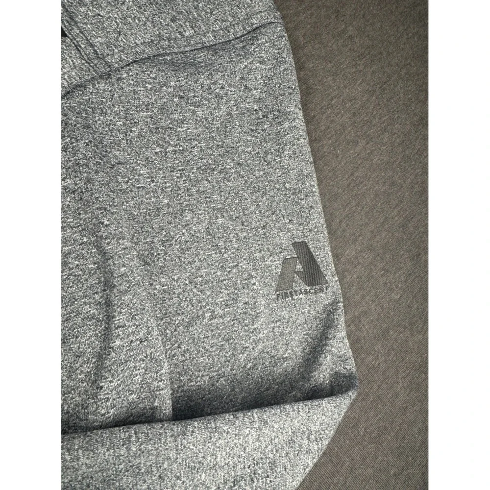 Eddie‎ Bauer First Ascent Mens Large Gray Quarter Zip Fleece Pullover Jacket